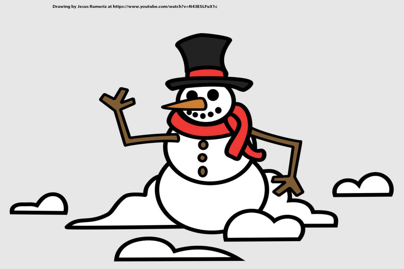 Photoshop Vector Snowman Assignment